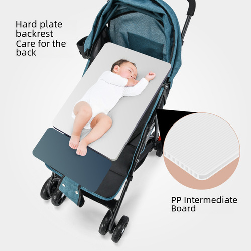 Wholesale convertible stroller, suitable for sitting and lying, ultra-light and portable folding baby stroller, four-wheeled children's pushchair