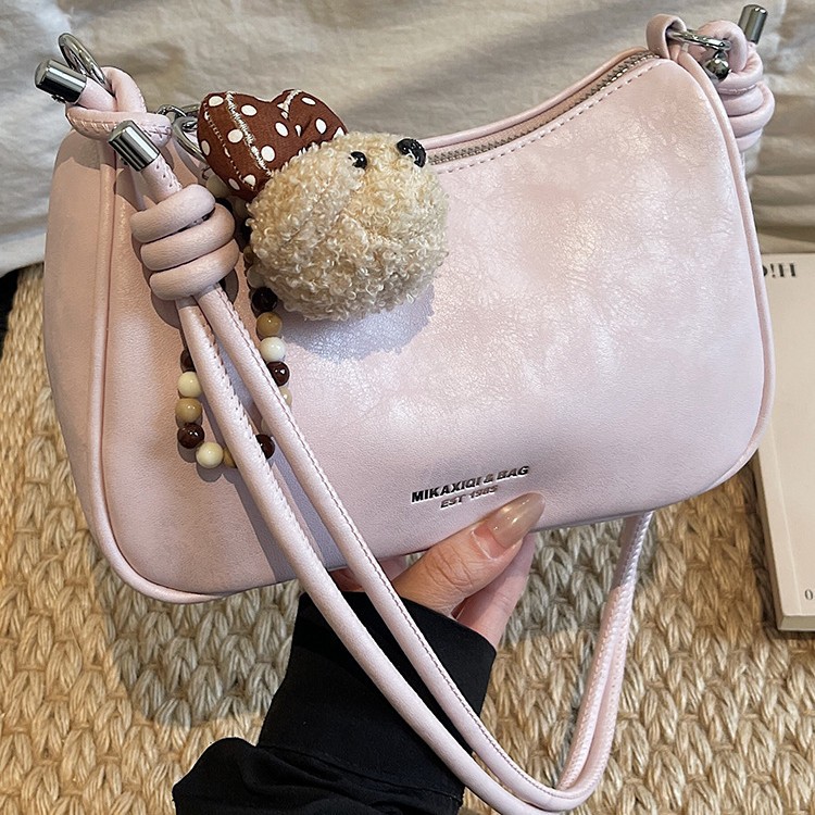 Bolsa de brazo de moda retro para mujeres 2026 primavera nueva simple diaria bolsa de bolsas de bolsillo de alto valor coreano hombro único