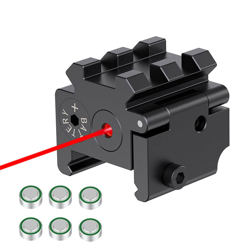 Cross-border source 20mm outdoor tactical red-green laser sight multi-directional adjustable engineering indicator seismic signal lamp