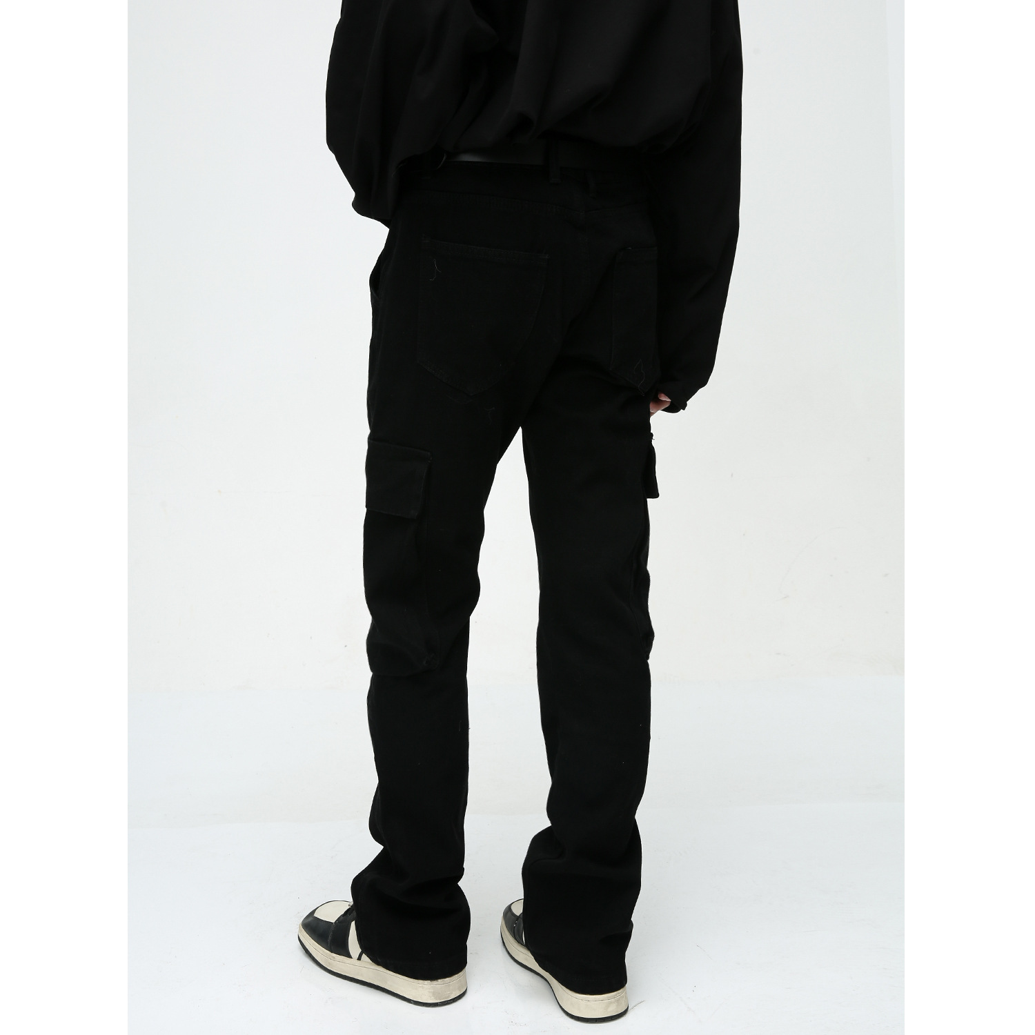MTLCLOTHESMen's Clothing|Autumn American Vibe Style Multi-Pocket Design Straight Jeans - 3