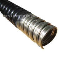 Φ100Φ150不锈钢PVC包塑金属软管304蛇皮金属软管电缆保护套管