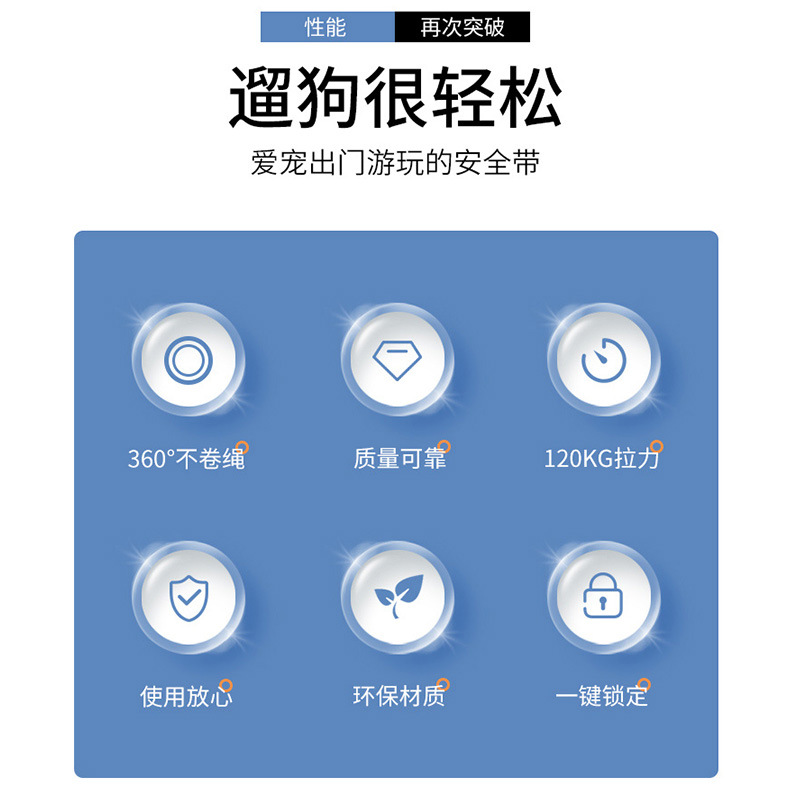 Perro Correa automática de color sólido mediano pequeño perro grande correa de perro retráctil automática Cadena de perro suministros para mascotas