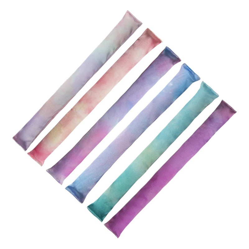 Fábrica transfronteriza de seis colores traje de goma NO CALIENTE pelo rizador en caja de pelo rizado artefacto simulación cinta Alambre de hierro corbata-teñido