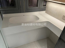 深圳专业人造石接待台  洗手台 一体成型 来图ding 制