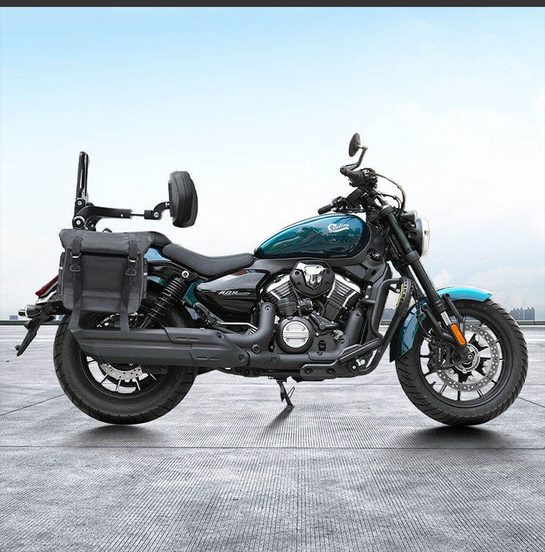 Suitable for Zongshen Cyclone Aqs250 Bumper Folding Backrest Quick-Release Side Bag Rear Rack Rear Backrest Modification Parts