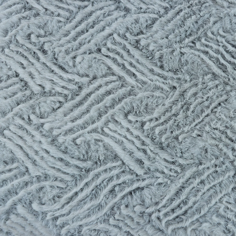 Spot frost color all -poly poly poly poly poly poly poly poly poly poly poem is edited by rabbit hair pressure flower fabrics autumn and winter clothing home spinning sofa pillow shoes and hat fabrics