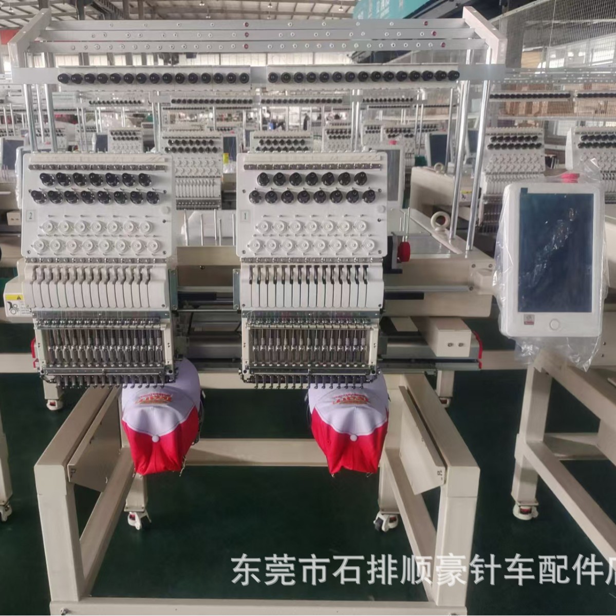 Feiya máquina de bordado de computadora de doble cabeza 12 agujas tienda de ropa automática nueva