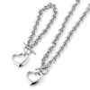 Hollow love necklace-B
