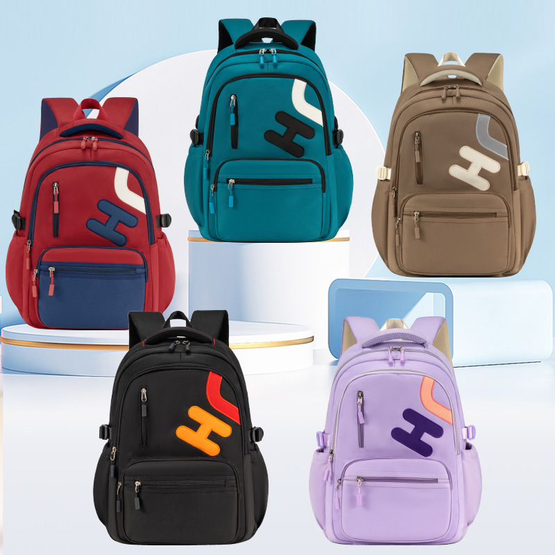 2025 nueva mochila escolar para niños 3 - 6 - 9 grados mochila para hombres y mujeres mochila de hombro de gran capacidad