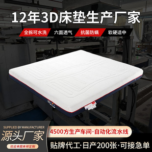 Manufacturer's Handmade 3D Mattress Air Fiber Removable and Washable Breathable Medium Hard Tatami Mat Kidsren's Dormitory Wholesale