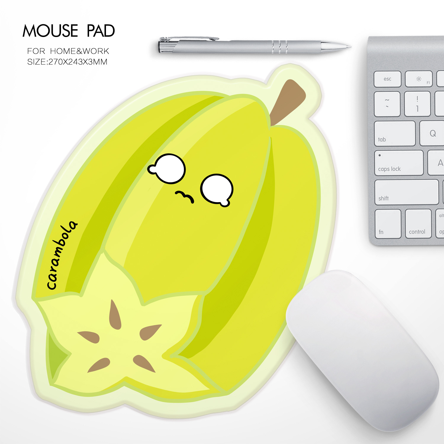 Tappetino per mouse Alien Fruit Office Cartoon INS Style Dopamine Colorway_voghion.com