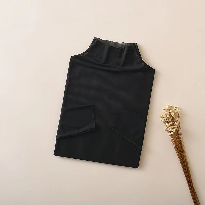 Verano nueva manzana verde delgada manga larga Camiseta para las mujeres Ropa de protección solar transparente de color caramelo de malla de seda de hielo 2024