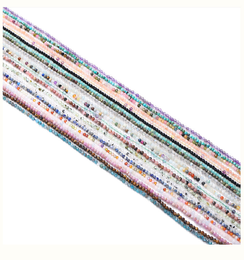 DIY Jewelry Accessories Classification Less than 1mm Hole Size 1 Set Less Than 1mm Natural Stone Geometric DIY Jewelry Accessories Beads