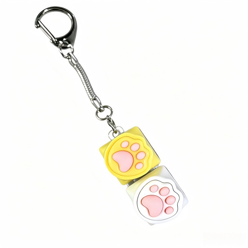 2 key silicone cat claw color 3
