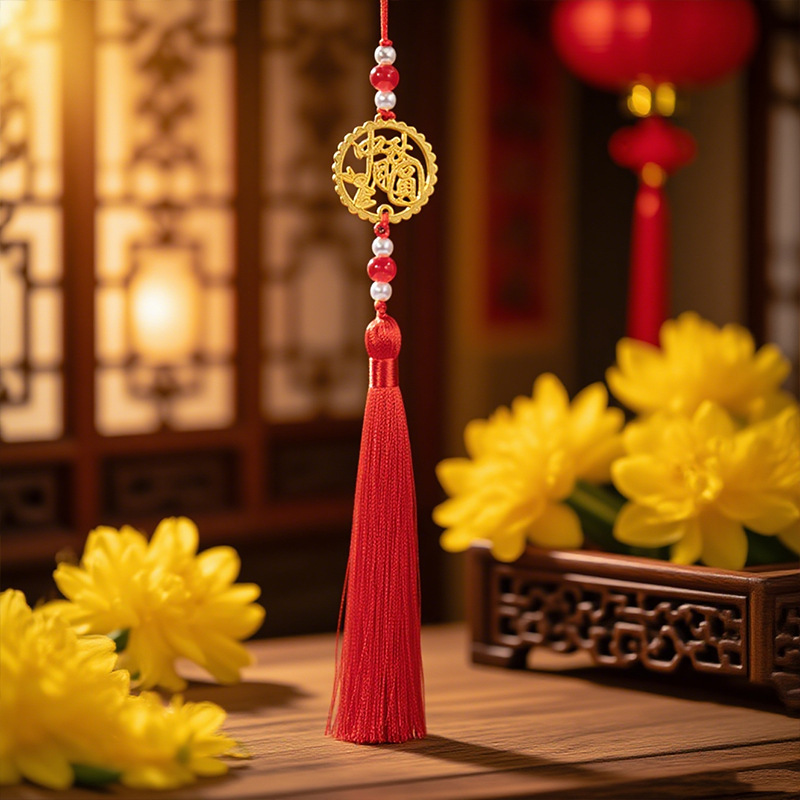 中秋节月满中秋流苏礼盒挂件商场公司活动小挂件厂家直售现货批发|undefined