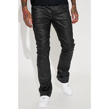 I 16591 Men's Slim Fit Leather Pants ��ʿƤ�� ŷ���羳