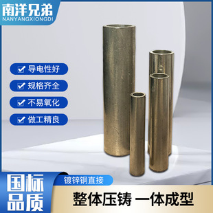 Galvanized copper direct galvanized copper terminal is safe and convenient, conductive, not easy to corrode, oxidized galvanized copper nose