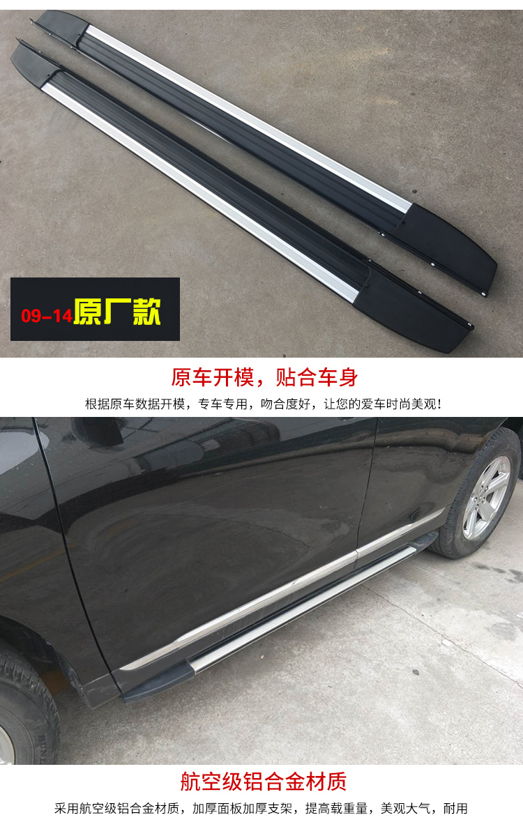 Suitable for 2009-2019 Highlander footrest welcome modification
