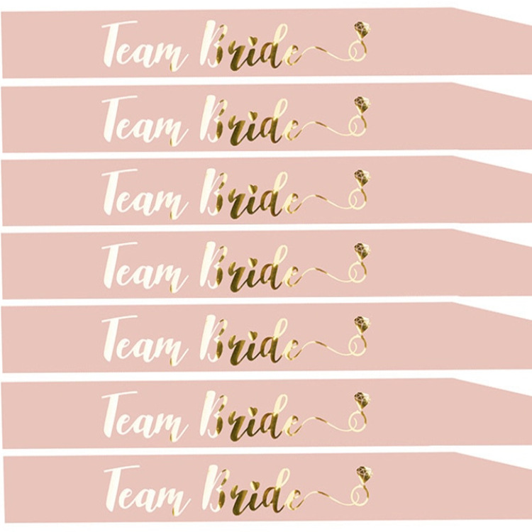 The manufacturer's direct supply of hot gold Team BRide bride party…