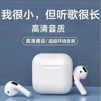 Huaqiang North Extra-Long Headphones Pro4 Bluetooth Wireless Earbuds – White
