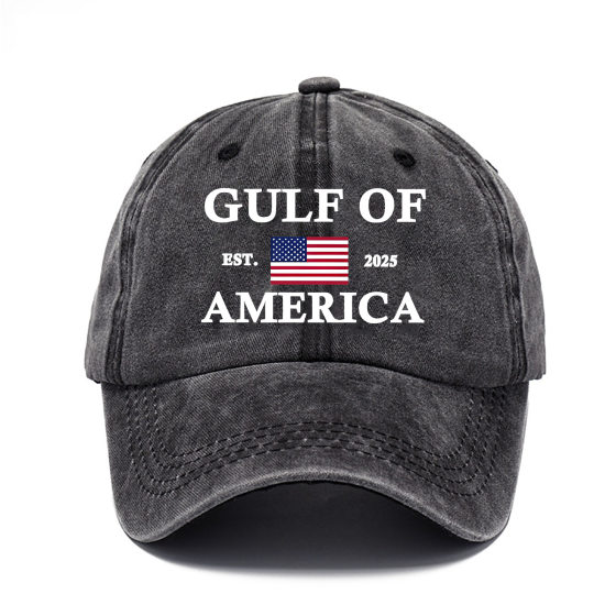 Cross-border Washed Cotton Printed Gulf Hat Old Torre Hat Men's Retro Foreign Trade Baseball Cap Soft Top Hat