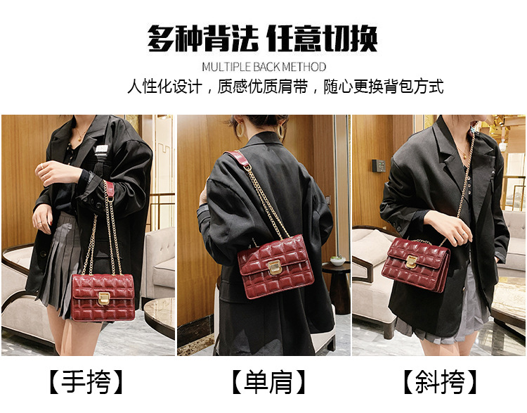 Mode Rhombus Single Shoulder Messenger Bag display picture 8