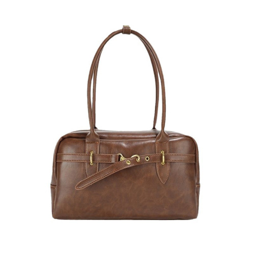 Retro Large Capacity Underarm Bag for Women, 2025 New Spring Single Shoulder Bag, Handbag for Commuting, Boston Pillow Bag