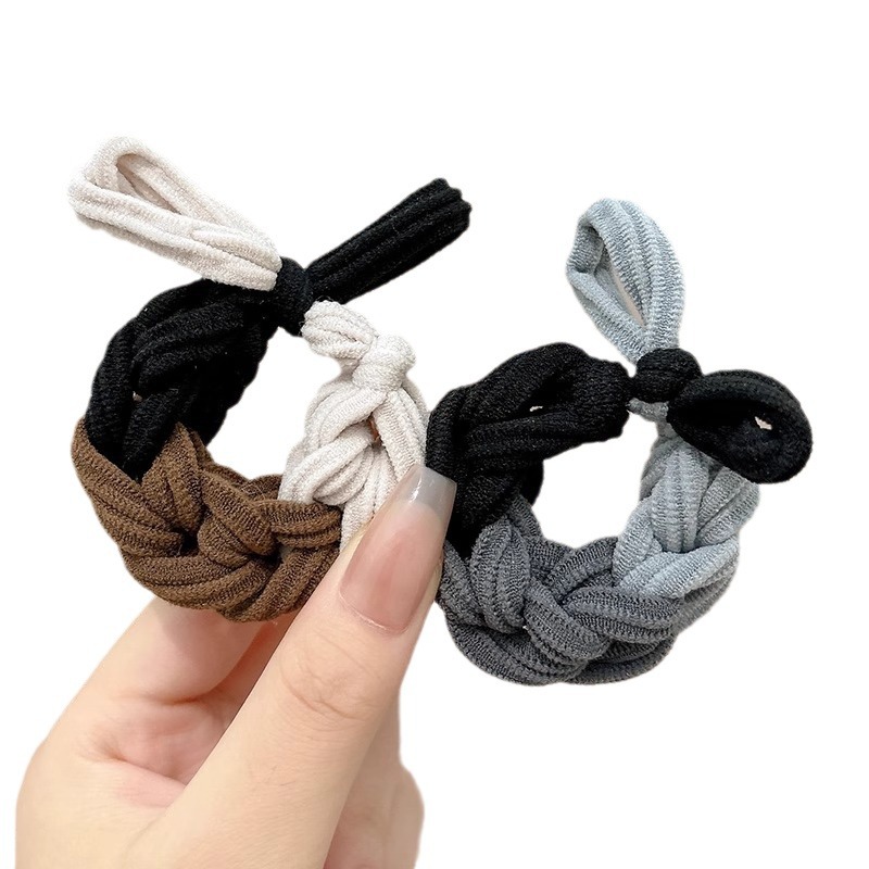 grueso de alta elástica mariposa trenzada cabello cabello de mujer cabello de cabello de cola de caballo cabello de alta sensibilidad correa de cabello adornamiento de cabello