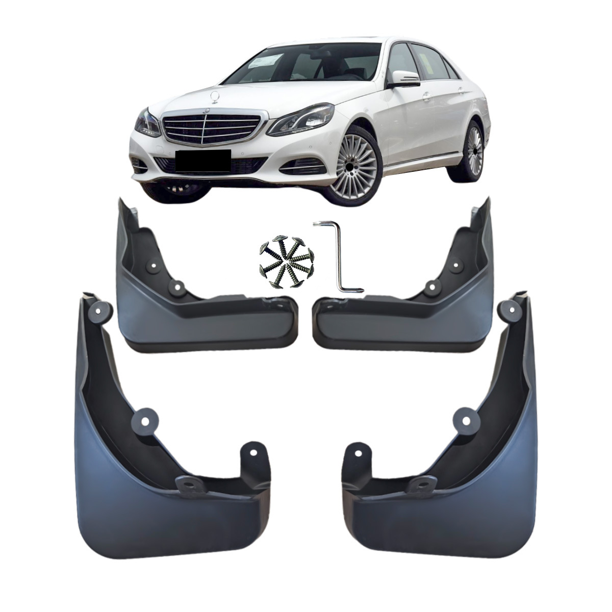 Suitable for 13-16 Mercedes-Benz E Standard Version Mercedes-Benz E W212 S212 Cross-Border Foreign Trade Mud Flaps
