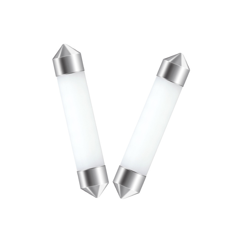 Venta directa Luz de techo LED Luz de lectura decodificadora Luz de matrícula Doble punta-3014 Luz pequeña para automóvil Luz de lectura de alto brillo CSP