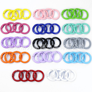 25mm���Ꮧ��Ȧ�A���Ʒ����\�Ͻ��ɫ�_��Ȧdiy耳׿�������