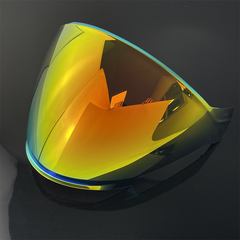 S30 Motorcycle Helmet Lens Is Suitable for G263/Jet-3 Half Helmet Lens Electroplated Sun Protection and Windproof Helmet Accessories