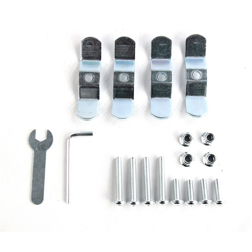 Motorcycle aluminum tail box accessories bag screw bag lock core lock kit quick-release bottom plate installation bag edge box accessories bag