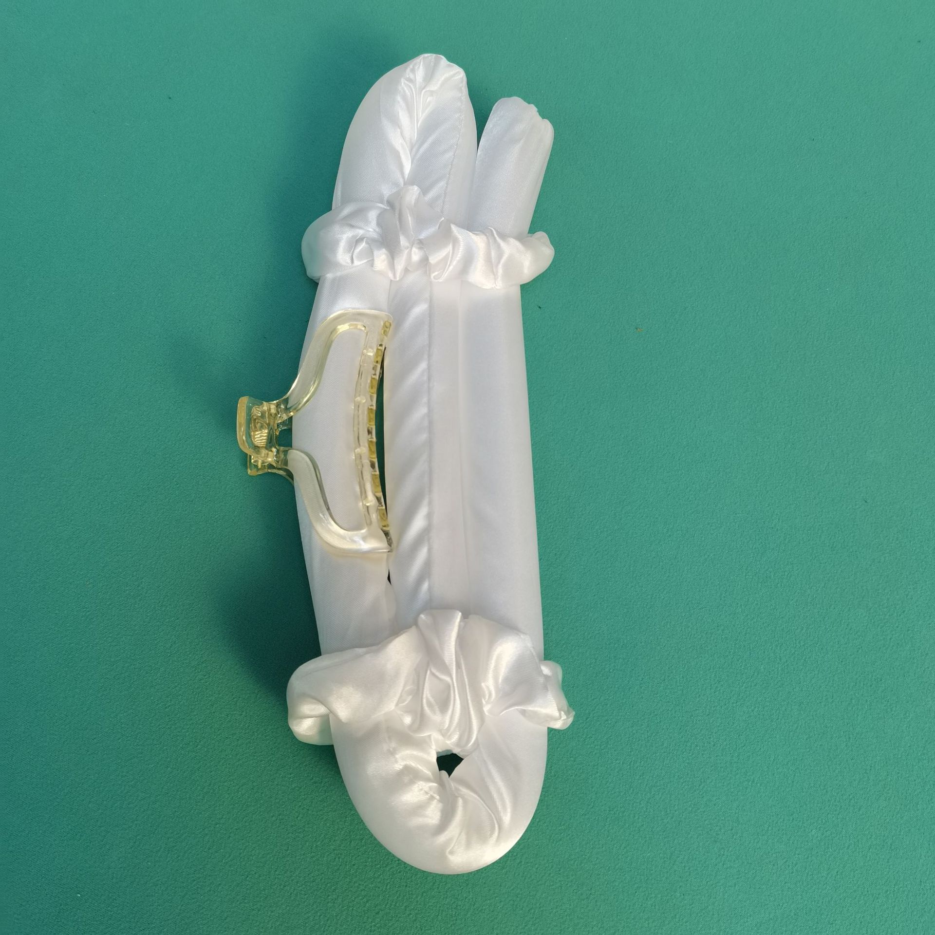 4 piezas de rizadores blancos (bolsa OPP)