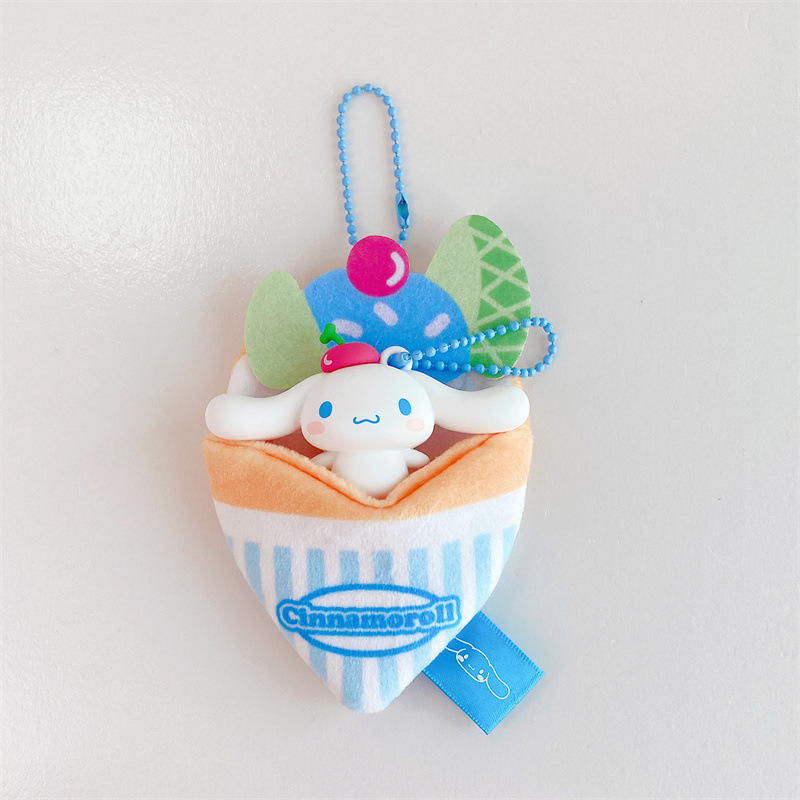 正規版のサンリオの百味のクレープの公仔のキーホルダーはアニメと同じタイプのカップルの親友の包みのペンダントの女性を飾ります。