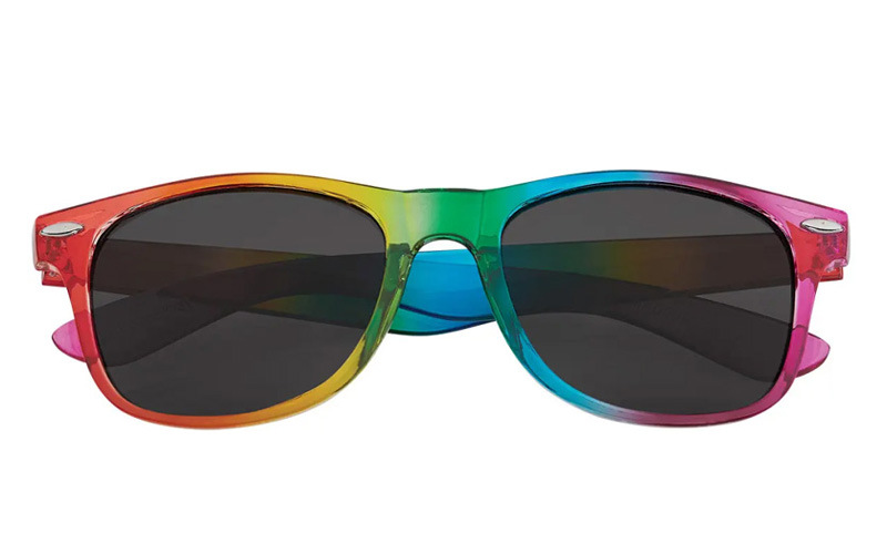 Retro Rainbow Pc Square Full Frame Women's Sunglasses display picture 2