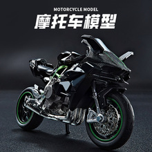 跨境合金摩托车模型川骑亚马哈摆件手办仿真机车模型玩具礼品批发