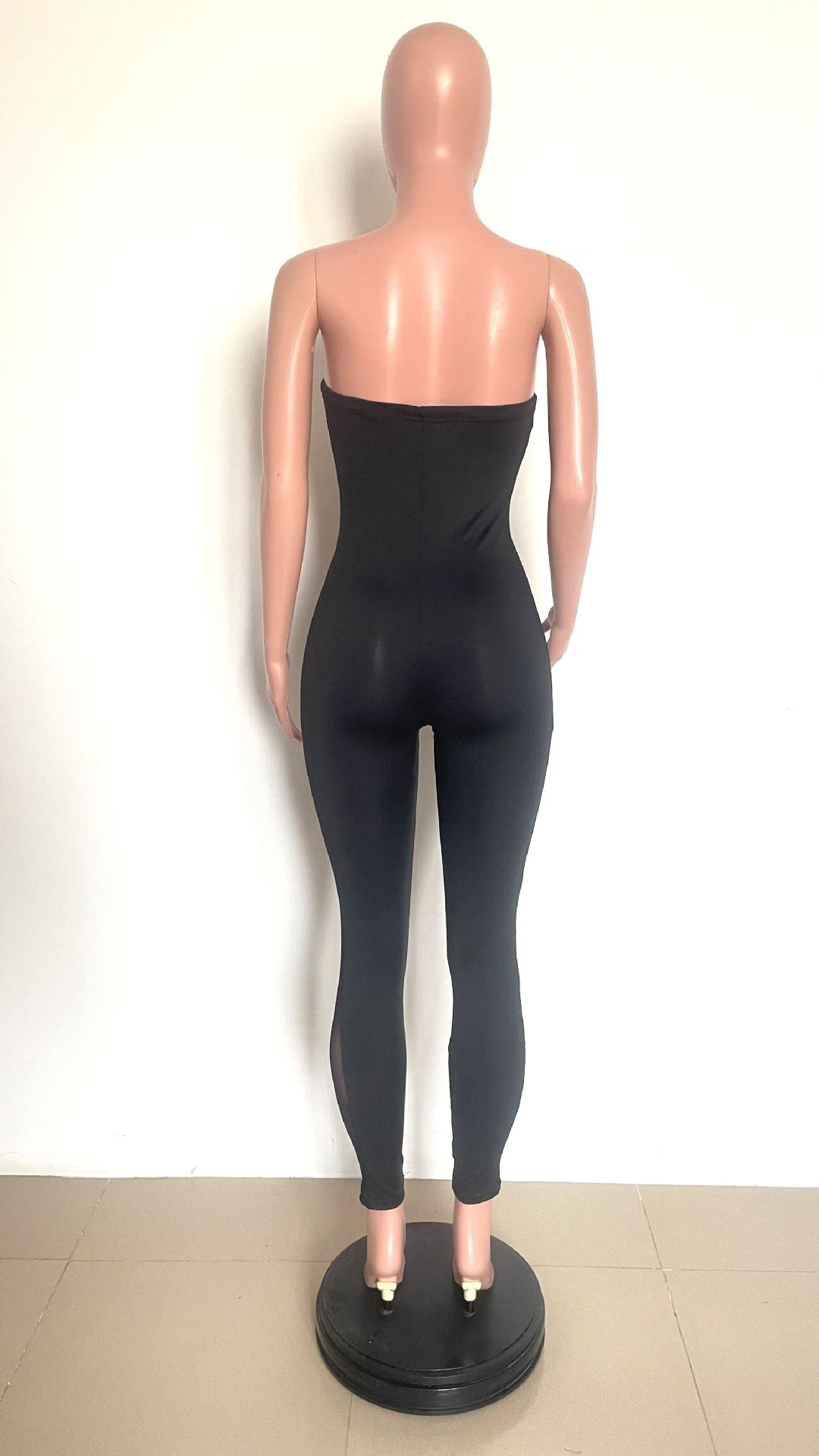 Sexy Bodycon Mesh Jumpsuit Für Damen Langarm Freizeitmode_voghion.com