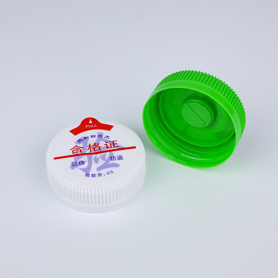Proveedores al por mayor 55 calibre tapa roscada tapa circular 55MM roscada tapa plástica botella de PE cubierta desechable image 4