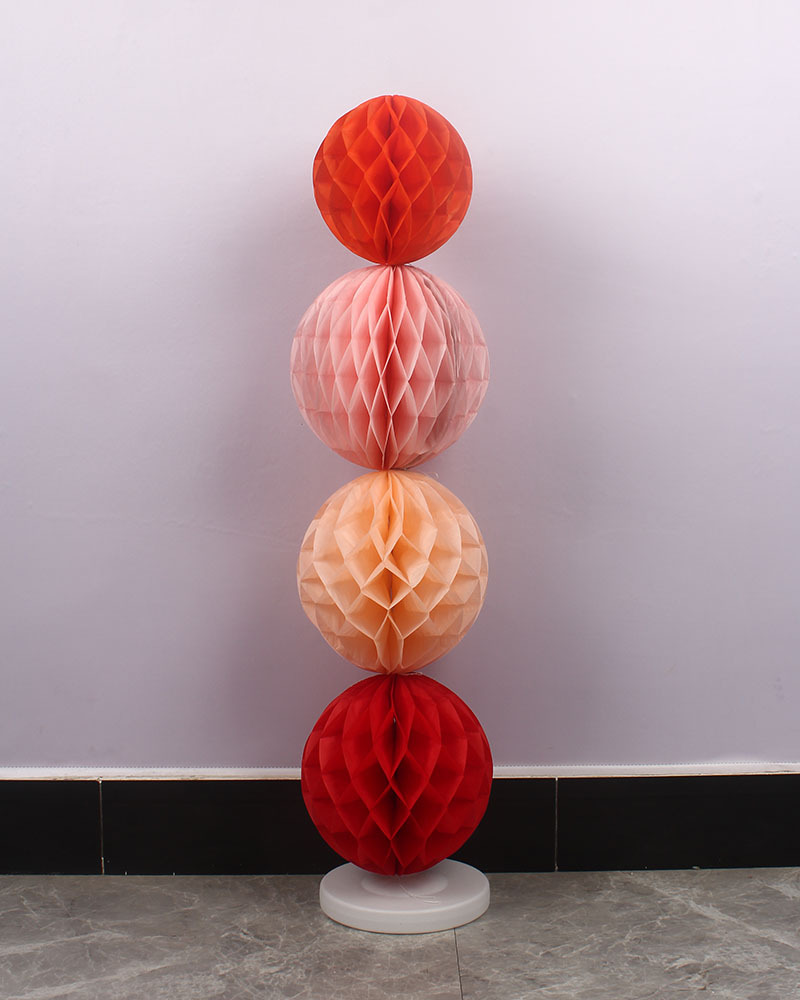 Nueva decoración de la casa Bola de panal adornos de Boda boda habitación diseño traje ceremonia de boda panal bola decoración Fondo pared