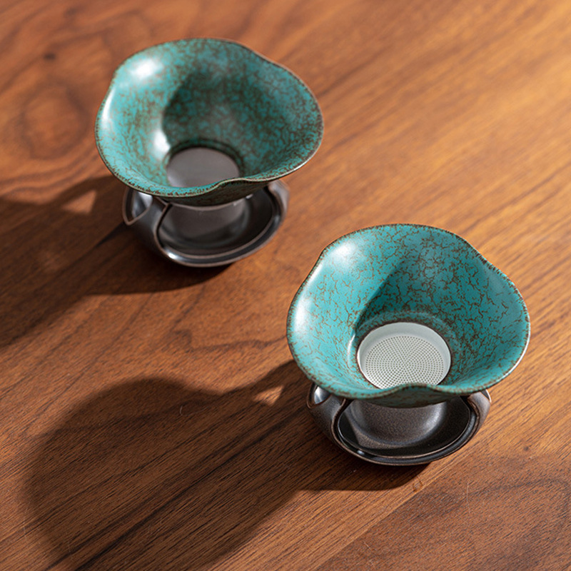 wholesale Japanese Pottery kiln Tea filter originality Teapot filter ceramics Tea Strainer Tea filter tea set parts