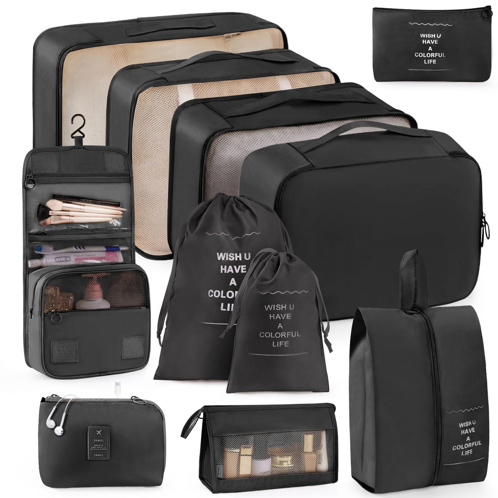 (워시&메이크업 11종세트) 블랙