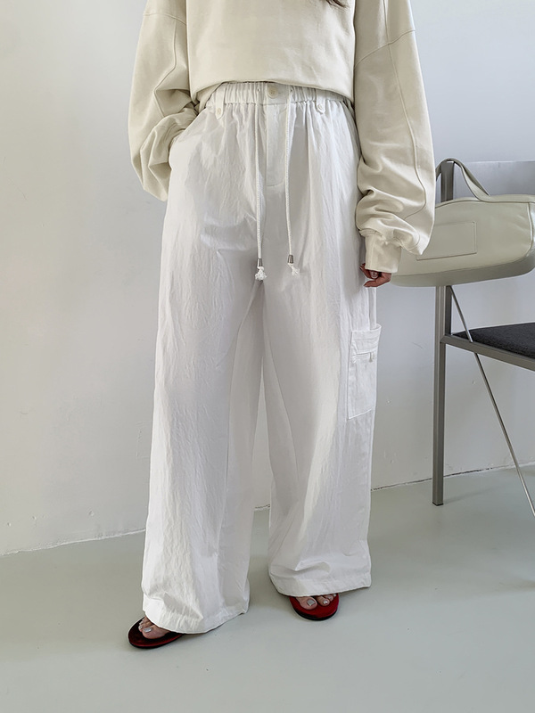 广州十三行2025秋韩风宽松遮肉显瘦百搭不挑人工装休闲裤女02990|undefined