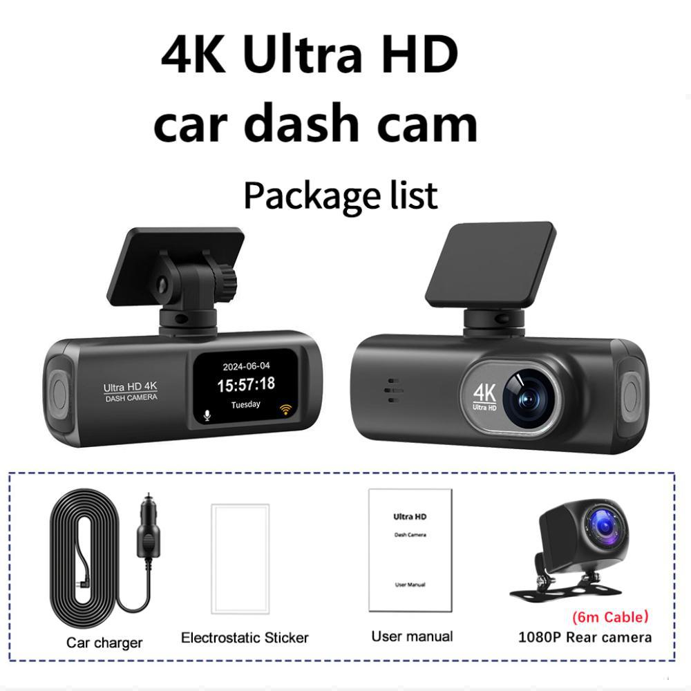 Zhongxing V22 4K Dash Cam Front and Rear Dual Recording WiFi/GPS (Driving recorder) - v22-standard-no-memory-card