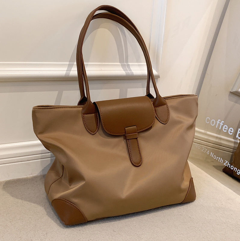 2022 New All-match Casual Texture Shoulder Bag Large Capacity Fashion Tote Bag Simple Oxford Cloth Women's Bag 2022 New All-match Casual Texture Shoulder Bag Large Capacity Fashion Tote Bag Simple Oxford Cloth Women's Bag