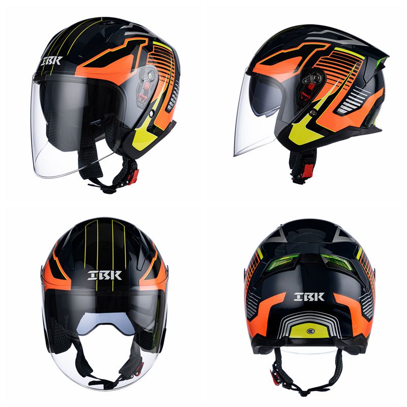 Motorcycle Helmet Men's Half Helmet Winter Bluetooth Full Helmet