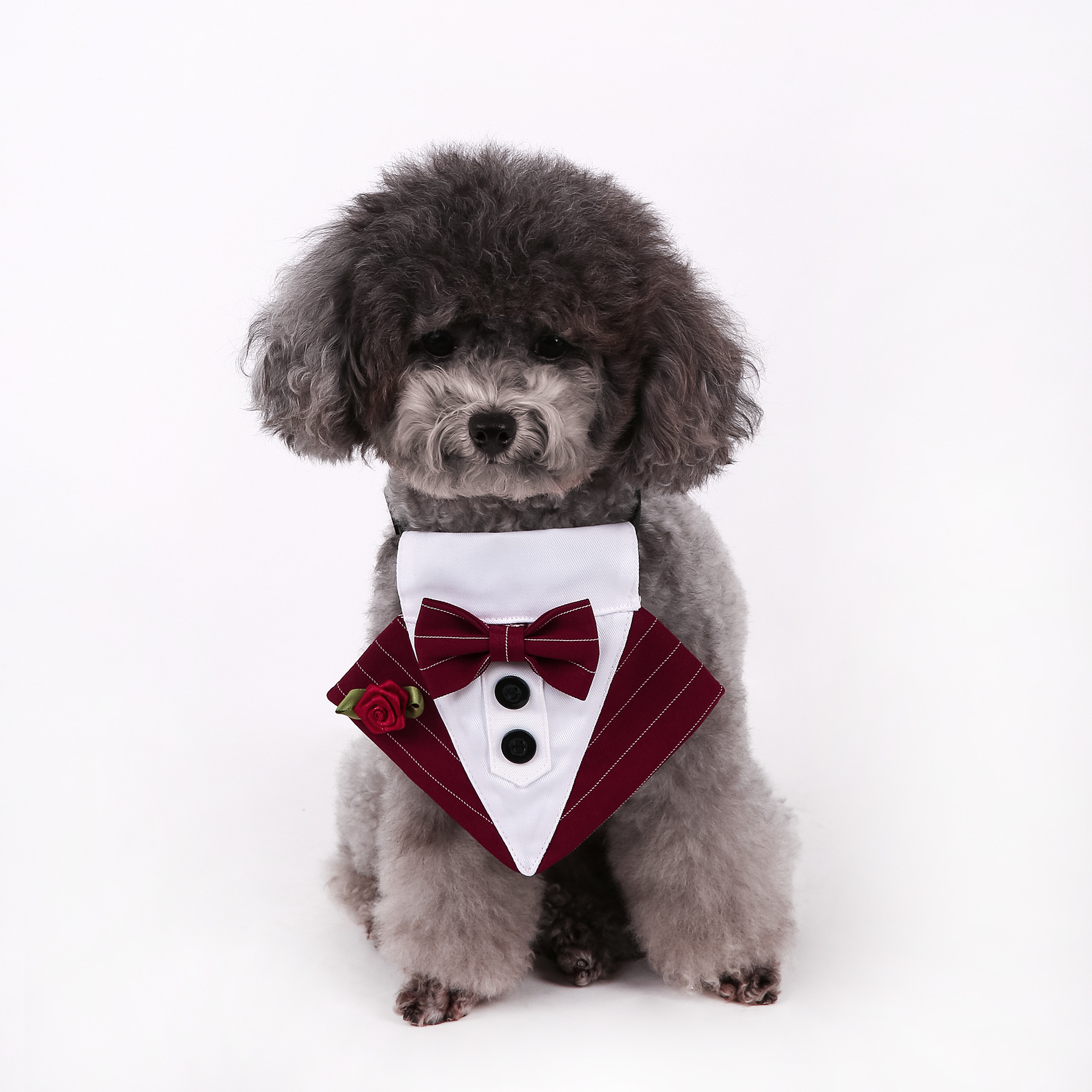 Navidad Año Nuevo transfronterizo nuevo estilo británico trajes de boda toallas de boda toallas de triángulo bufandas para mascotas