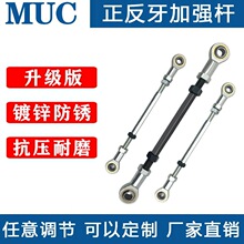 正反牙双向调节螺杆万向鱼眼杆端关节轴承连接杆SI16TK球头拉杆