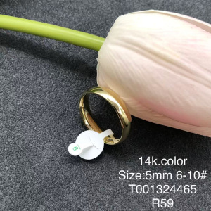 Acero inoxidable color 14k 5mm