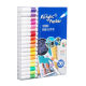 Acrylic marker pen waterproof 12 color 24 color 48 color 80 color acrylic brush painting pen graffiti watercolor pen acrylic pen